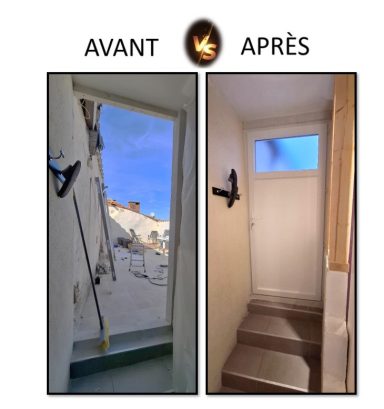 Pose de porte Pose de porte