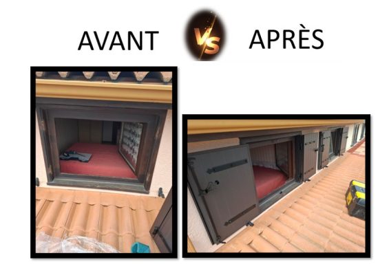 Pose de volets Pose de volets